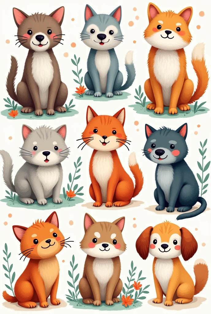 animal drawings to paint with numbers 