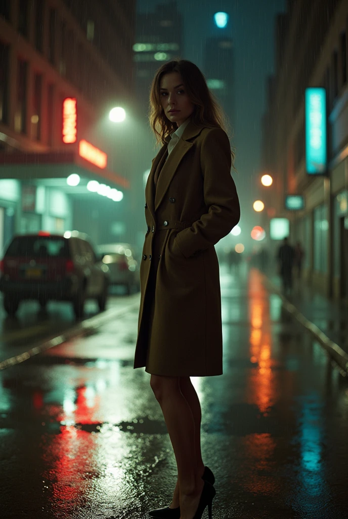 Portrait of a professional woman in the 1970s, Rainy Night,New York Office Building,full-body shot,High heel,Street light,Extremely detailed face, Low light, Perfect lighting, nostalgia, ISO100, cinestill 800T, polarizing filter, Bright and bold colors, High-quality photos, Still frame from a movie SeaArt AI-Robot Super Resolution Laboratory Portrait of a professional woman in the 1970s, Rainy Night,New York Office Building,full-body shot,High heel,Street light,Extremely detailed face, Low light, Perfect lighting, nostalgia, ISO100, cinestill 800T, polarizing filter, Bright and bold colors, High-quality photos, Still frame from a movie SeaArt AI-Robot Morphing Lab Portrait of a professional woman in the 1970s, Rainy Night,New York Office Building,full-body shot,High heel,Street light,Extremely detailed face, Low light, Perfect lighting, nostalgia, ISO100, cinestill 800T, polarizing filter, Bright and bold colors, High-quality photos, Still frame from a movie SeaArt AI- Super Resolution Lab