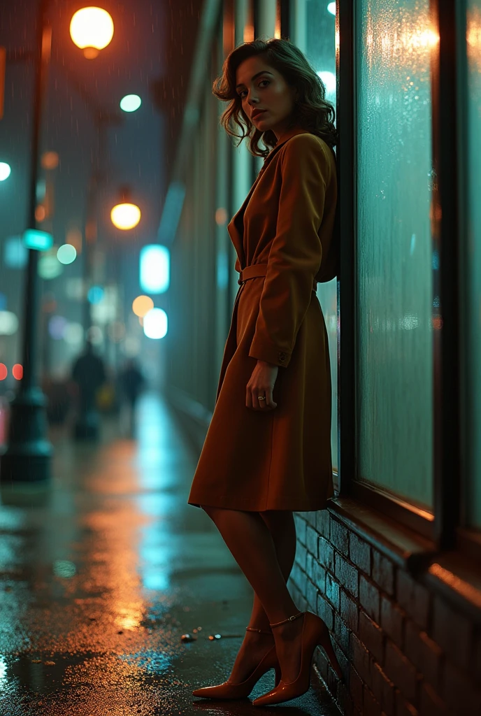 Portrait of a professional woman in the 1970s, Rainy Night,New York Office Building,full-body shot,High heel,Street light,Extremely detailed face, Low light, Perfect lighting, nostalgia, ISO100, cinestill 800T, polarizing filter, Bright and bold colors, High-quality photos, Still frame from a movie SeaArt AI-Robot Super Resolution Laboratory Portrait of a professional woman in the 1970s, Rainy Night,New York Office Building,full-body shot,High heel,Street light,Extremely detailed face, Low light, Perfect lighting, nostalgia, ISO100, cinestill 800T, polarizing filter, Bright and bold colors, High-quality photos, Still frame from a movie SeaArt AI-Robot Morphing Lab Portrait of a professional woman in the 1970s, Rainy Night,New York Office Building,full-body shot,High heel,Street light,Extremely detailed face, Low light, Perfect lighting, nostalgia, ISO100, cinestill 800T, polarizing filter, Bright and bold colors, High-quality photos, Still frame from a movie SeaArt AI- Super Resolution Lab