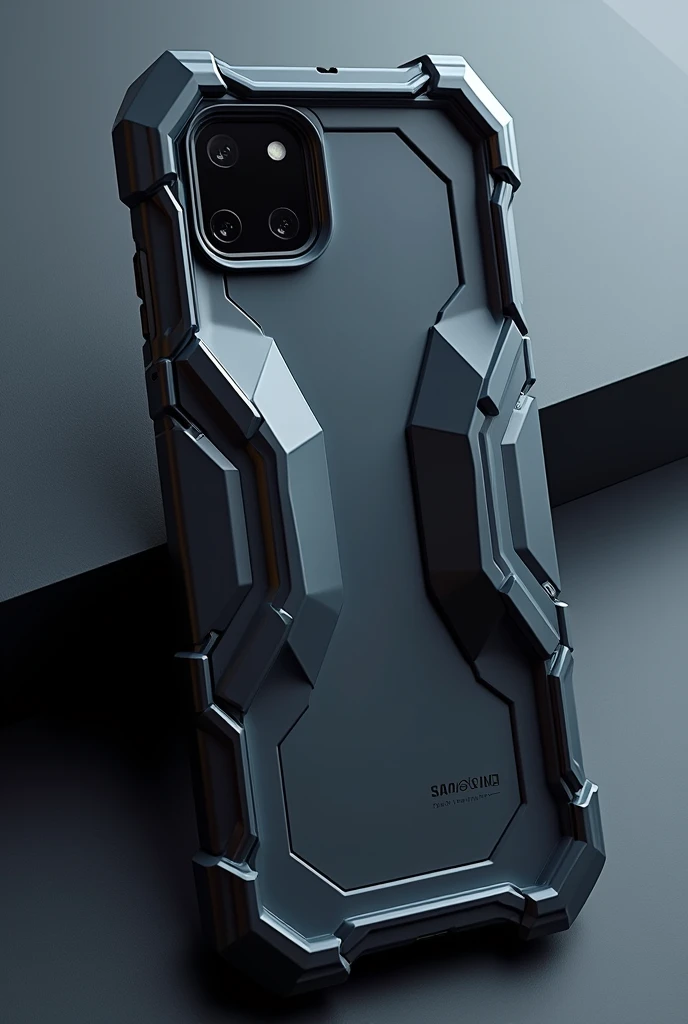 Create a phone case of pixel 6a with raised sharp edges like Samsung galaxy s22 ultra