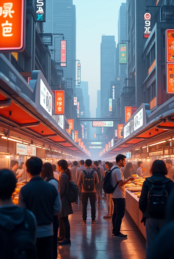 Streetfoods with people future ai technology
