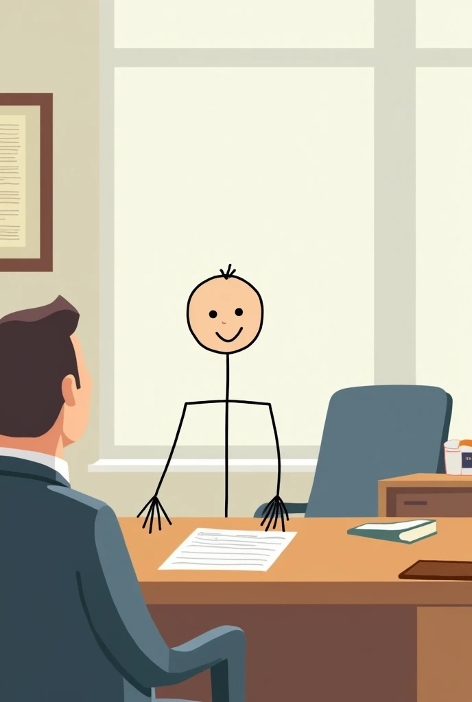 Now the same stickman hiring legal advice