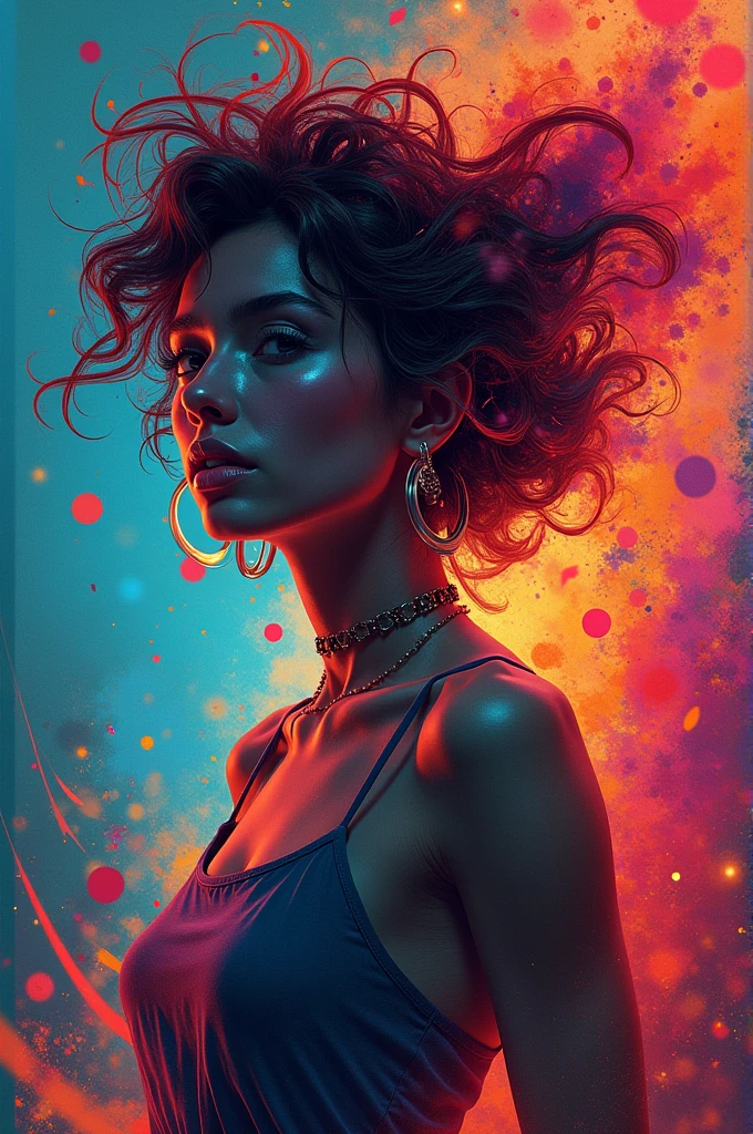 Generate an image for my profile picture with reference to music 