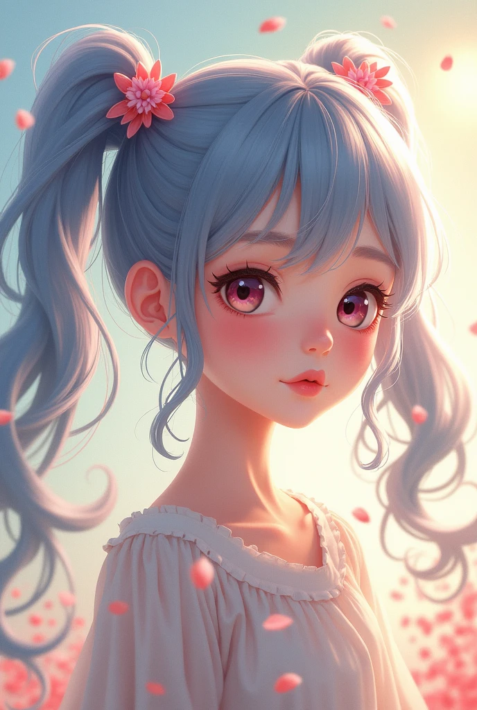 Girl with Half Twin Tails