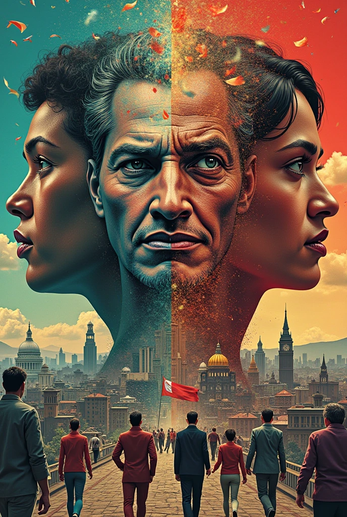 poster about how you could combine culture, society, and politics 