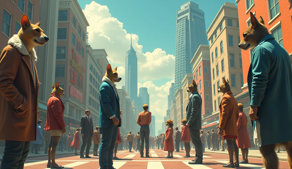 A world where animals runs the world and humans are pet