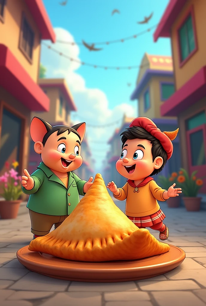 Cartoon motu Patlu story of samosa 