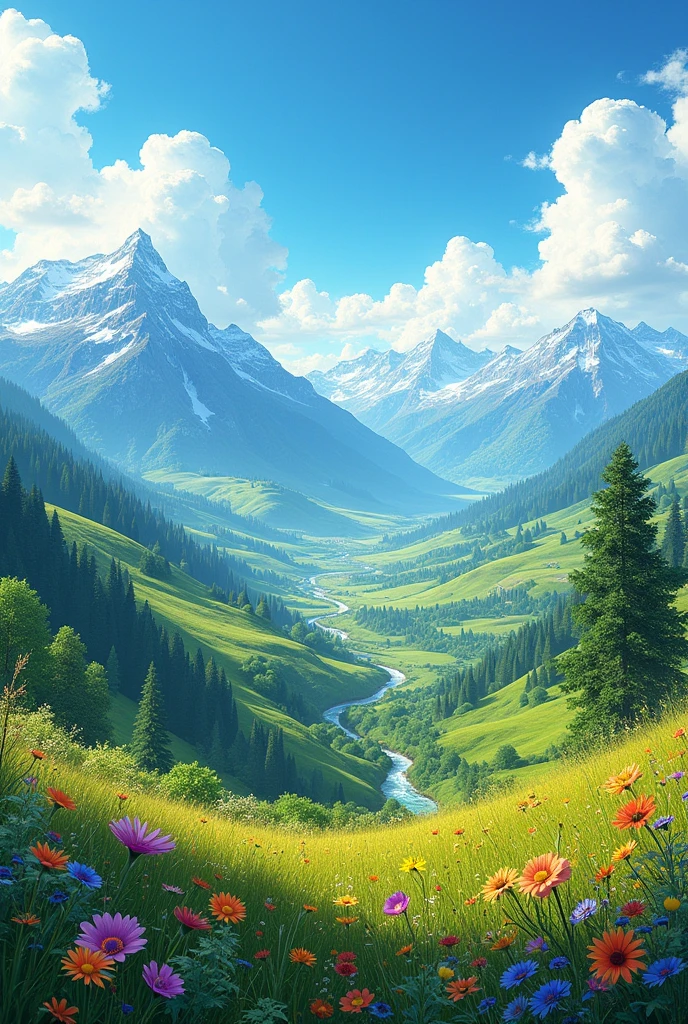 A beautiful landscape