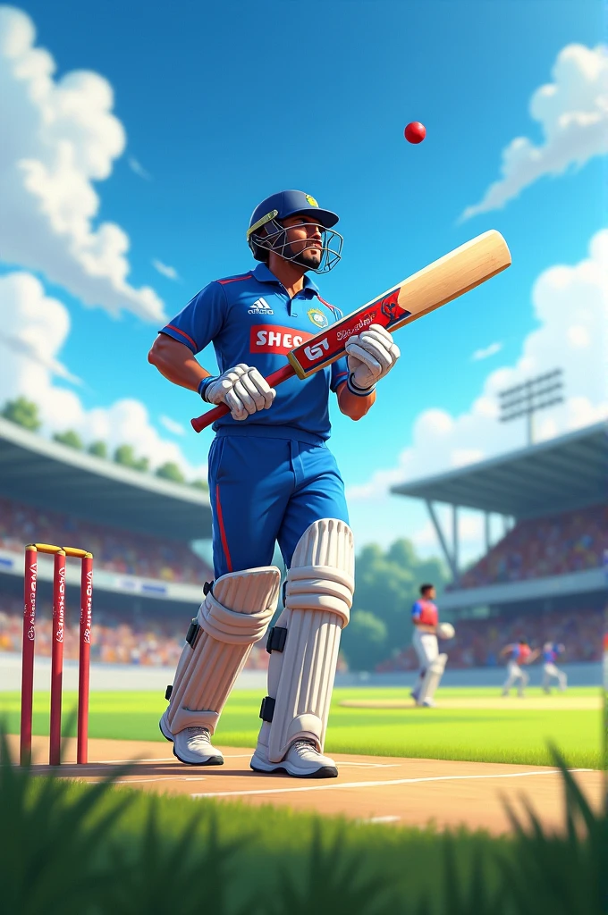 Cricket  game and santosh 