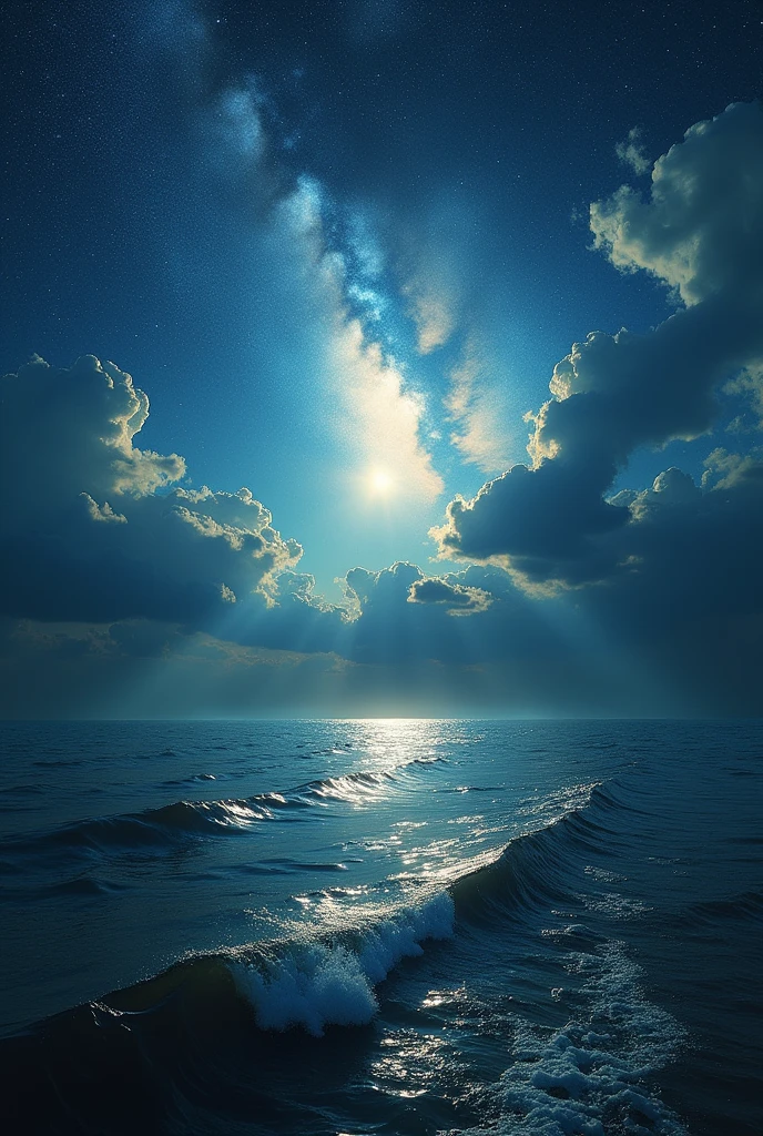 In the beginning God created heaven and earth.
2 And the earth was without form, and void.; and there was darkness on the face of the deep; and the Spirit of God moved over the face of the waters.
3 And God said: Let there be light; and there was light.
4 And God saw that the light was good; and God made separation between light and darkness.
5 And God called the light Day; and the darkness called night. and it was evening and morning, the first day.
6 And God said: Let there be an expansion in the middle of the waters, and there is separation between waters and waters.