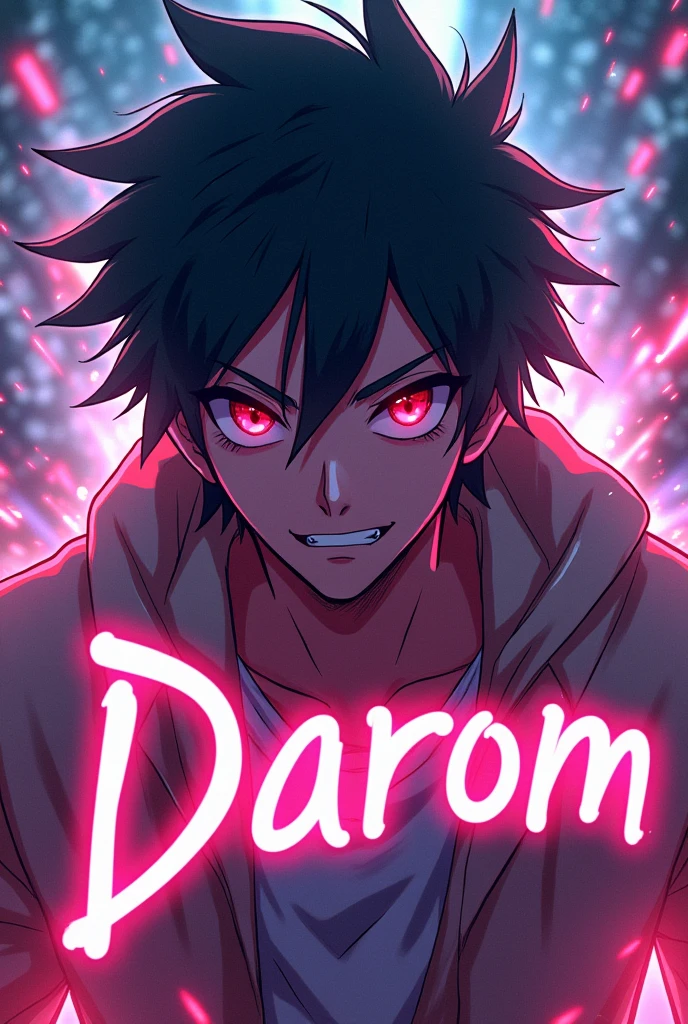 Anime image with the name Darom written on it