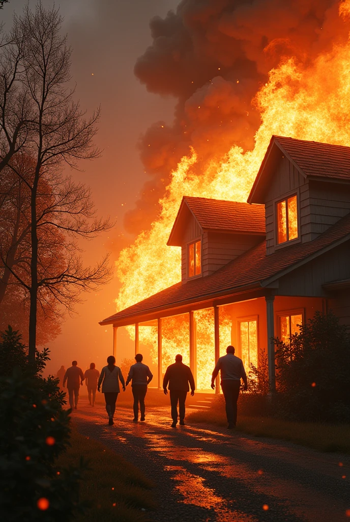 Free fire in home