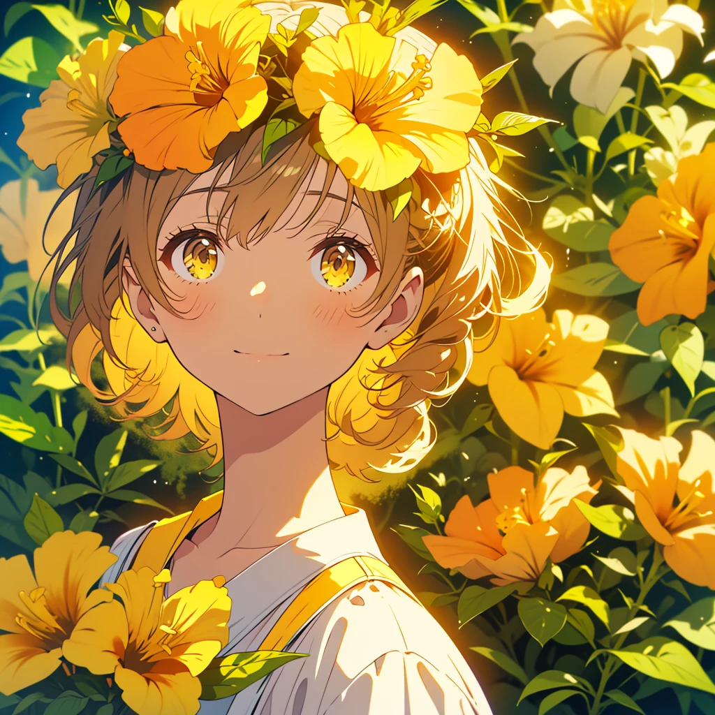 Yellow hibiscus