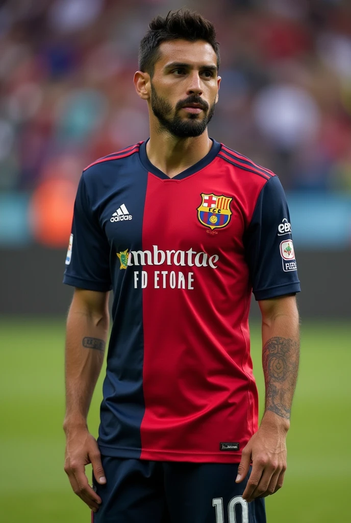 https://drive.google.featuring/file/d/1-uWqFmNYx3enlqCnQd_hknmiLXA2Lp-V/view?usp=sharing criar essa imagem featuring o homem usando a camisa do sao paulo futebol clube