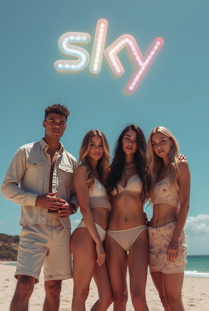 Capa para comeback, grupo Sky, debut