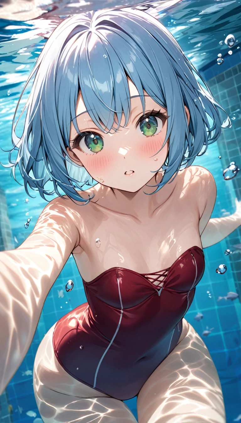 NSFW,masterpiece,Highest quality,High resolution,Super detailed,Sinon\(Sword Art Online\),(Sexy Micro Bikini),Embarrassed,excited,(Estrus),Melted face,blush,Sweat,orgasm,Climax,(Squirting),(Middle-aged men),Indoor Pool,(Blowjob),(Deepthroat),Sucking a man's penis