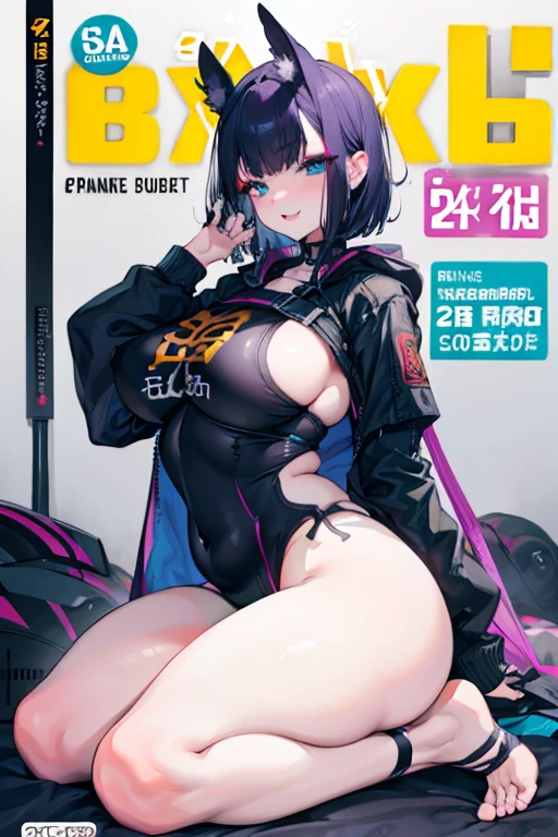 Full body strap suit, huge boobs, big butt, plump thighs, attraction, laughter, nightmare, barefoot, cover