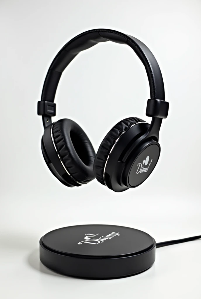 LOGO WITH WORD "During" WITH HEADPHONES OR PHONE CHARGER