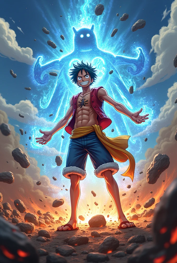 Create monkey d' luffy one piece gear 5