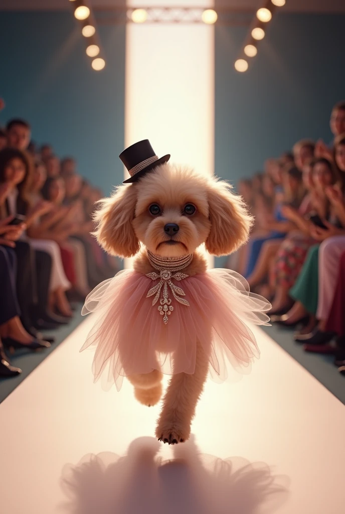 Dog
in a dress fasion show competitions