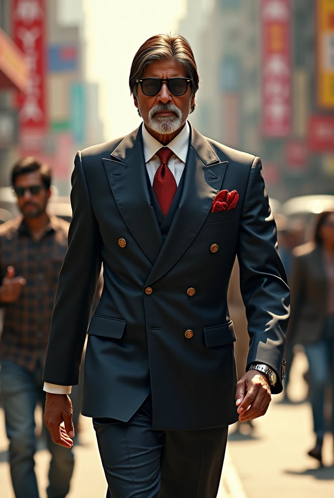 Amitabh Bachchan road pe
