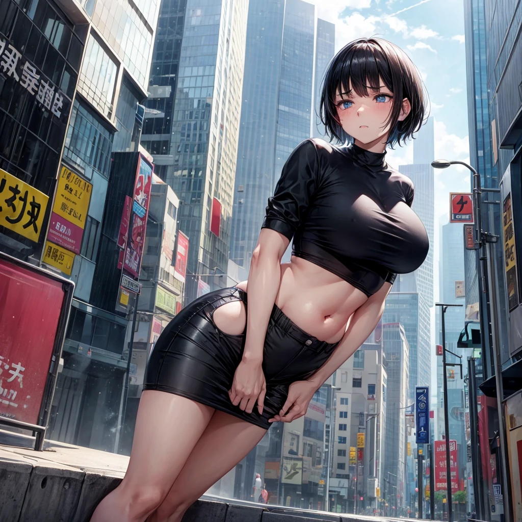 giantess、Giantess、giantess tits、Big Breasts、Huge chest、Huge boobs、Huge nipples、Breast milk spurting out、Splashing breast milk、Boobs destroying skyscrapers、Destroyed City、Collapsing high-rise building、City in Ruins、Distant view of the building、rubble、Distant view of the city、Dynamic posing、masterpiece、High quality、Very detailed、Detailed city、Detailed Background、Realistic、Genuine、cute 、young woman、sexy、sexyポーズ、Enchanted body、Beautiful Face、Beautiful Eyes、Big eyes、Thick lips、blush、Sunset、Looming、Japanese、naked、naked体、Straight Very Short Hair、Straight Hair、Detailed nipples、Detailed boobs、Accurate body、解剖学的にAccurate body、Detailed eyes、Pinch your nipples