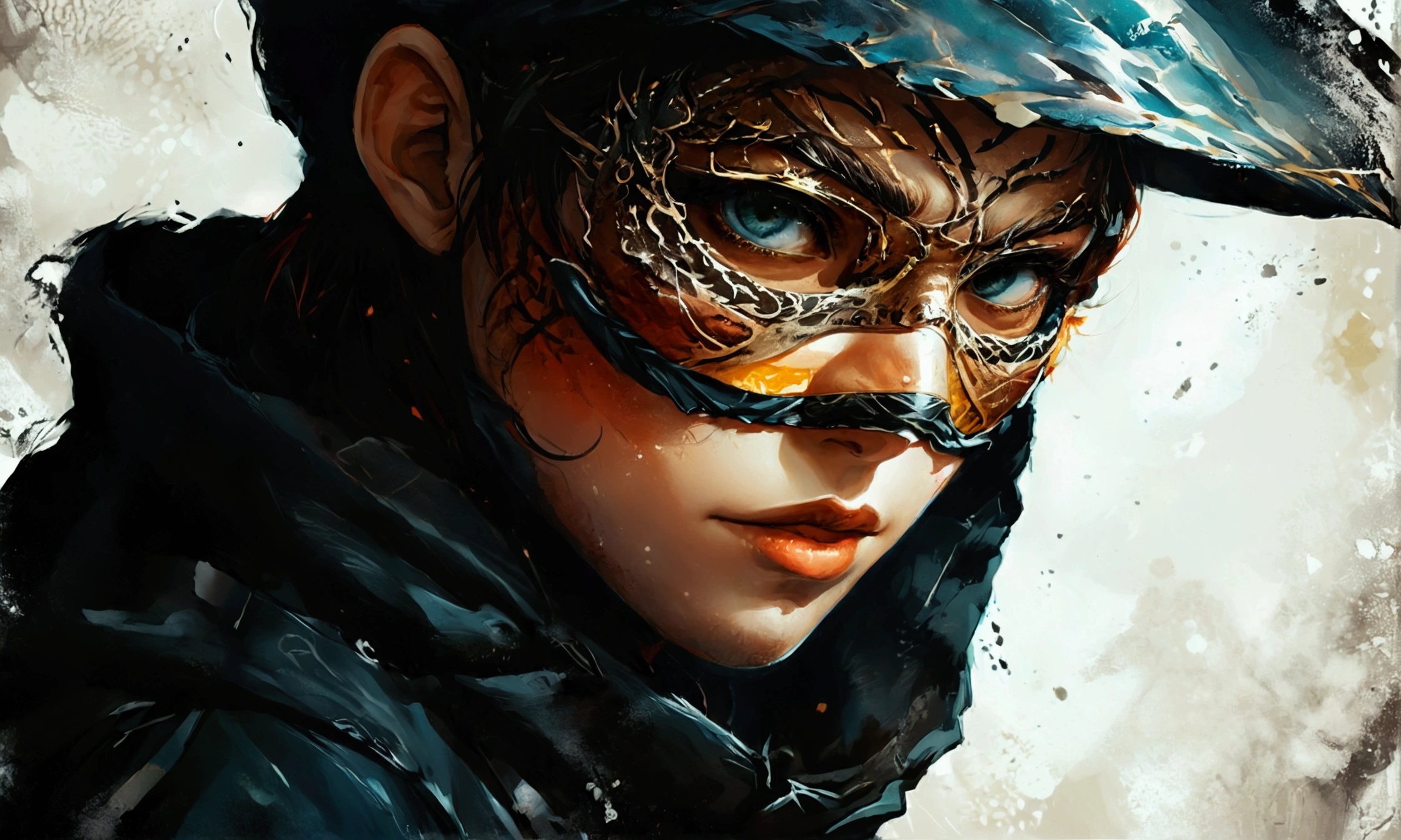 MASKED THIEF,manga style art
