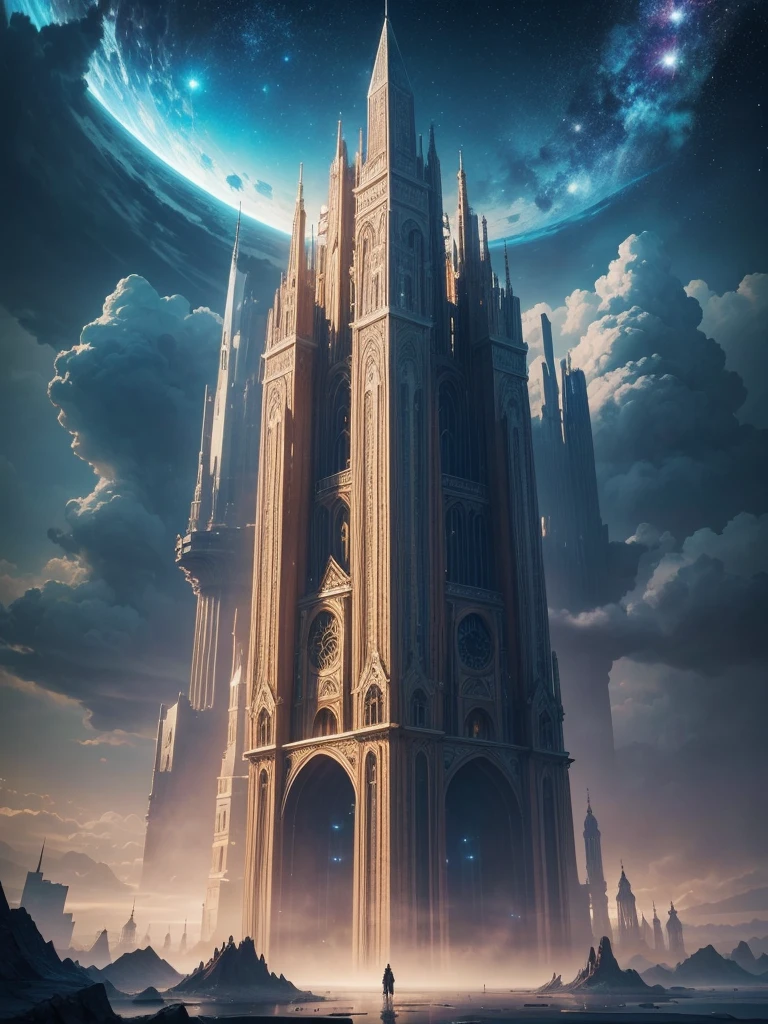 Best Quality,8k,Huge sky city,The Great Labyrinth in the Sky,mysterious,Multidimensional,A world beyond imagination,Different dimension,romantic,High Dimension,Fantasy,Skyscrapers,Different space,Nature,romantic,A world beyond imagination,Dream world,Huge river,masterpiece,最高masterpiece,perfection,