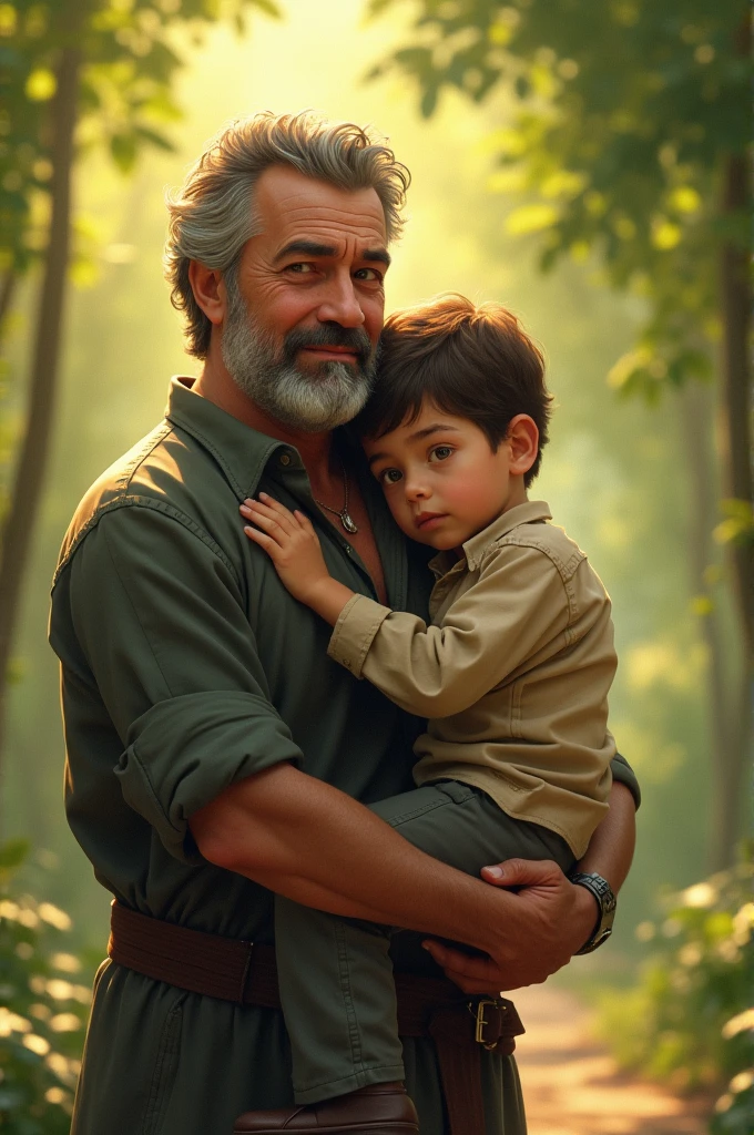 Dad and son 