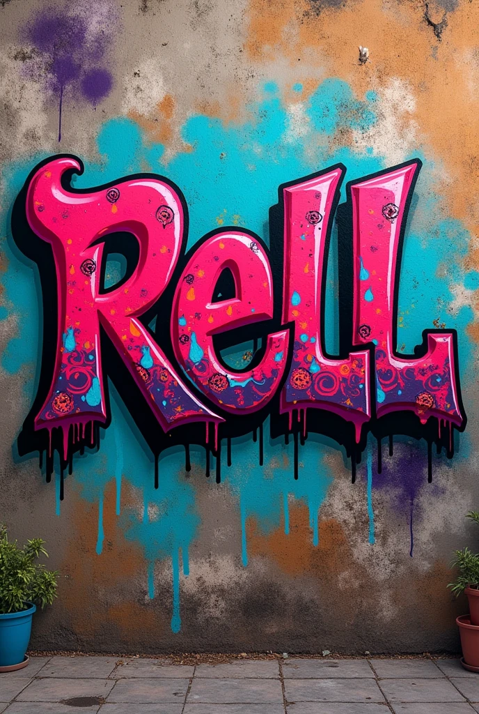 Graffiti with the word: Rell

