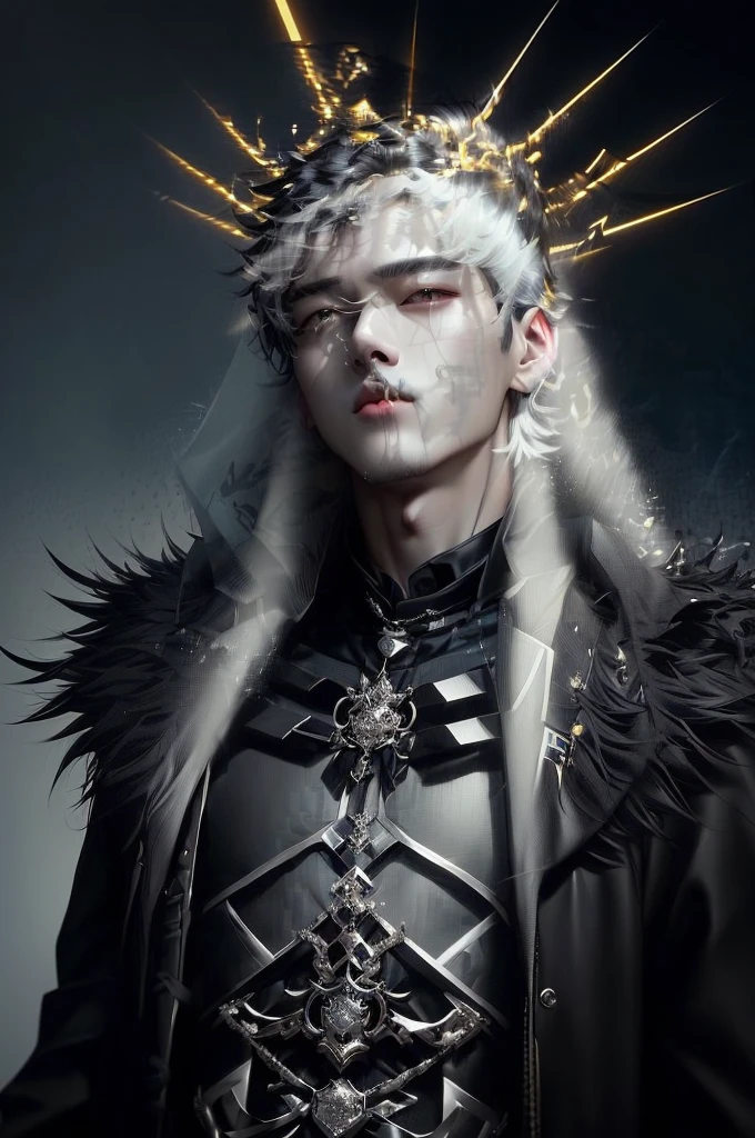 there is a man with a black jacket and a black shirt, jungkook, cai xukun, hyung tae, jung jaehyun, young wan angel, taejune kim, wan adorable korean face, ten lee, jinyoung shin, hong june hyung, a handsome man,black short hair, male ulzzang, with short hair, boy has short black hair, black haired yoongi