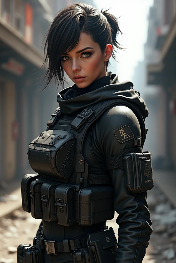 Create me ash from rainbow six siege , but it should think properly 