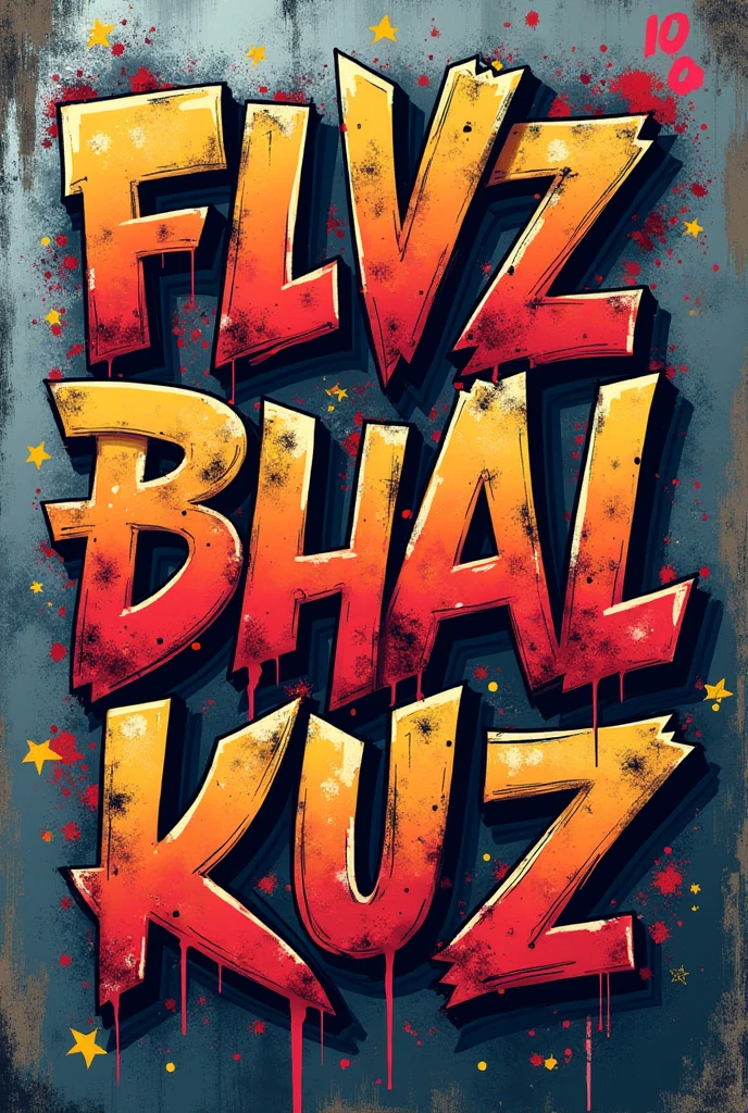 Graffiti alphabet letters