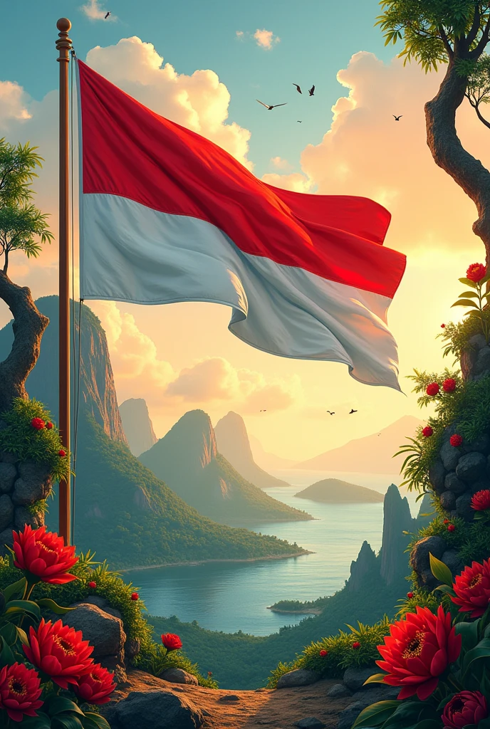 gambar poster HUT REPUBLIK INDONESIA KE 79