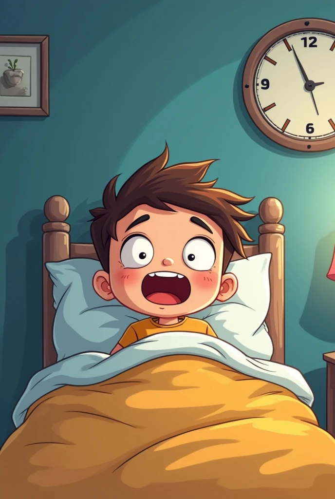 10 YEAR OLD BOY WAKING UP CARTOON