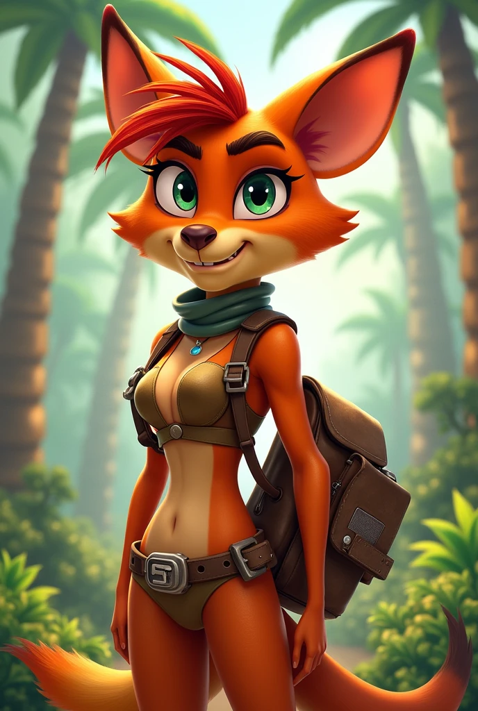 Coco bandicoot with kangaroo pouch