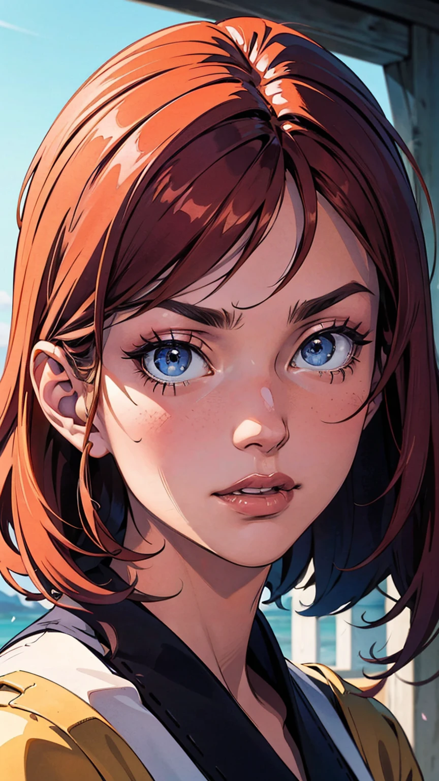 a studio photo of a cute woman in white shirt, big bust, huge breasts, an extremely delicate and beautiful, finely detail, masterpiece, best quality, official art, an extremely delicate and beautiful, extremely detailed, CG, unity, wallpaper, (realistic, photo-realistic:1.4), amazing, finely detail, masterpiece, best quality, official art, extremely detailed CG unity 8k wallpaper, absurdres, incredibly absurd res, detailed portrait