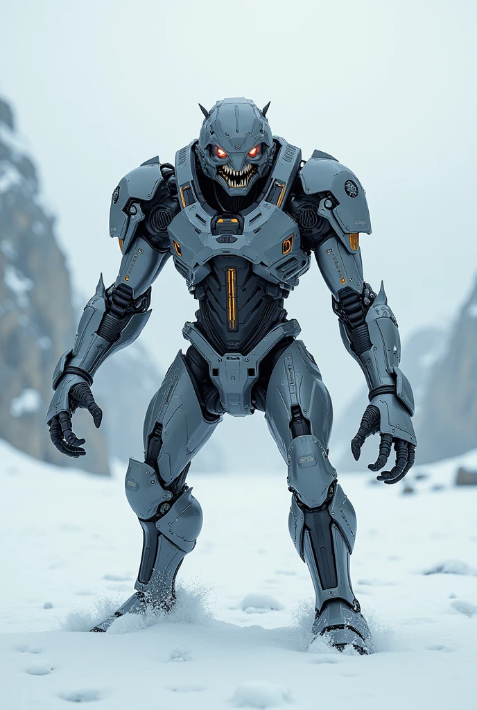 Angry protogen in the snow