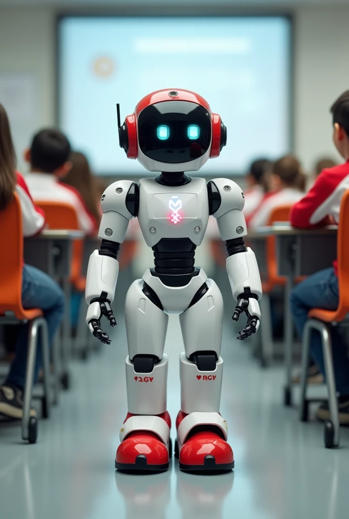 First aid robot in a school