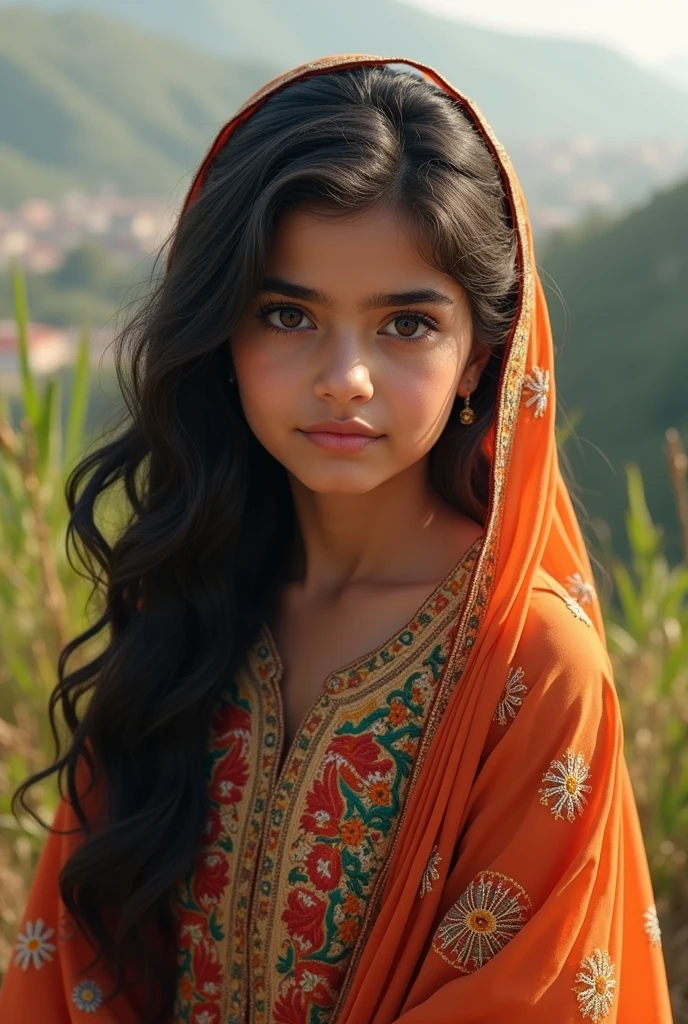 Create a realistic image of girl like pakistan girls