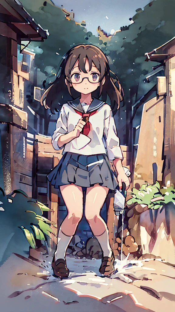 Motorcycleswater、Midnight、Moon、Blue light、sky、sea、Nsfw、masterpiece, high quality, 4K, HDR,, Stable Diffusion prompt: schoolgirl with short、brown hair and red-framed glasses, wearing a white blouse and navy skirt, white panties visible, navy socks and brown loafers, in a state of arousal and trembling with sexual climax,simple illustration style, In a nichijou (everyday life) Setting Image generation AI model used: Stable Diffusion (eleet- model)
id: i2