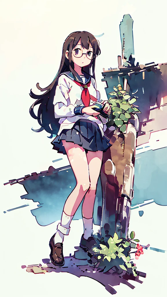Motorcycleswater、Midnight、Moon、Blue light、sky、sea、Nsfw、masterpiece, high quality, 4K, HDR,, Stable Diffusion prompt:  schoolgirl with short、brown hair and red-framed glasses, wearing a white blouse and navy skirt, white panties visible, navy socks and brown loafers, in a state of arousal and trembling with sexual climax,simple illustration style, In a nichijou (everyday life) Setting Image generation AI model used: Stable Diffusion (eleet- model)

id: i2