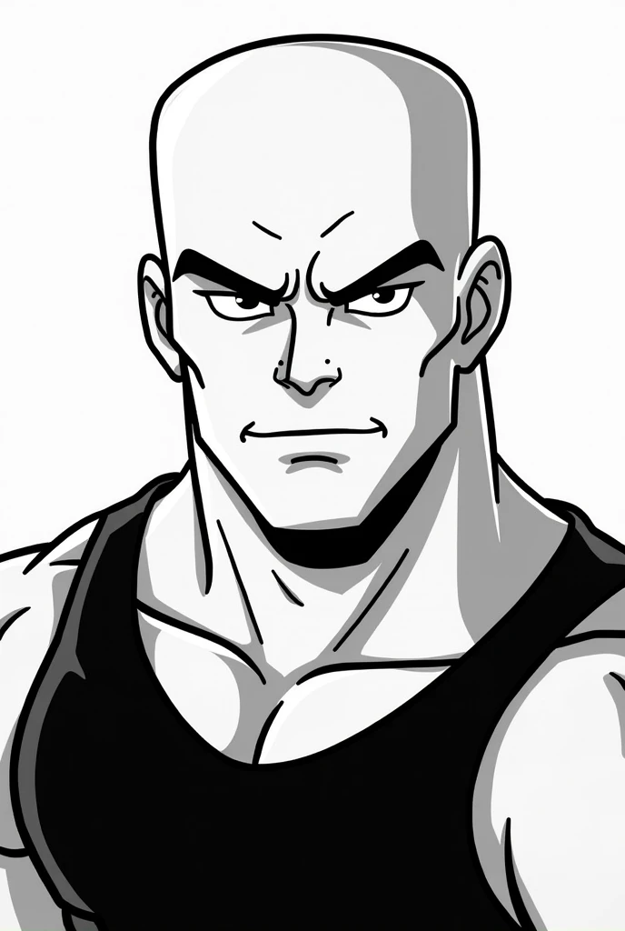 Jonny Bravo Black Bald