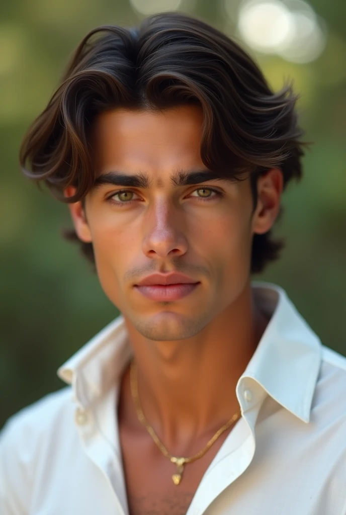 Create an image of a 20 year old boy who is Italian and is called Lucas de la fleur