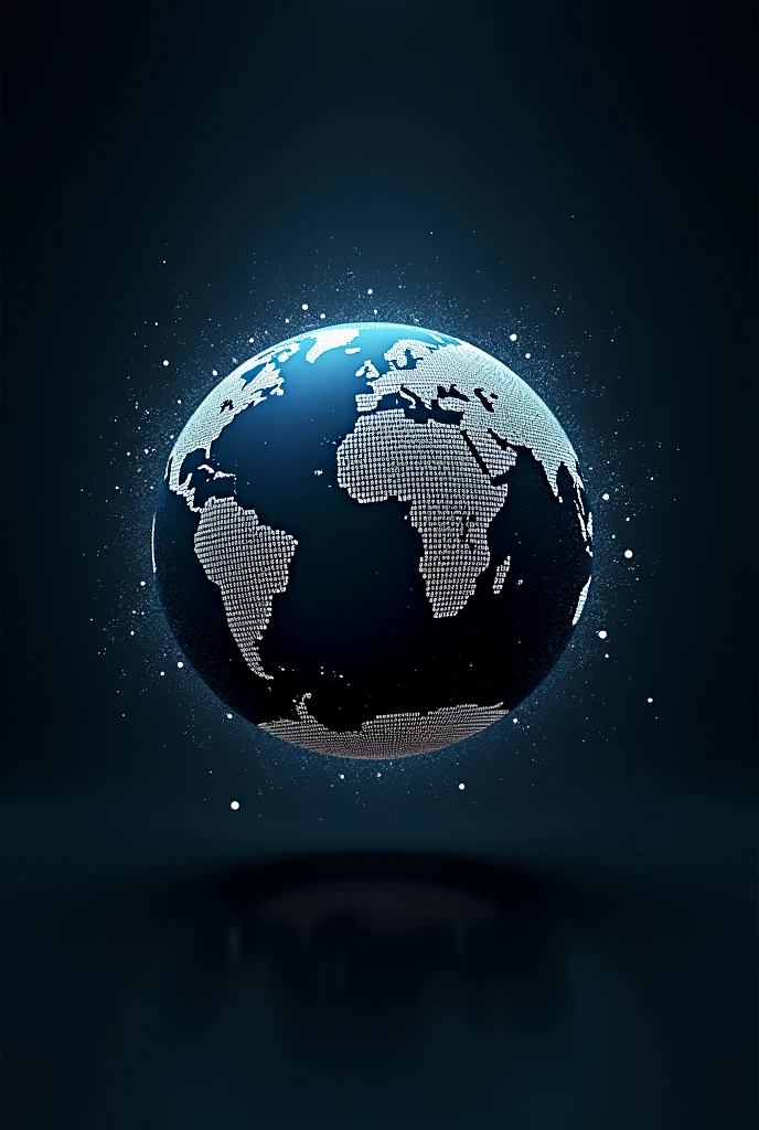 Create world map globe on support breaking up into pixel in 4k