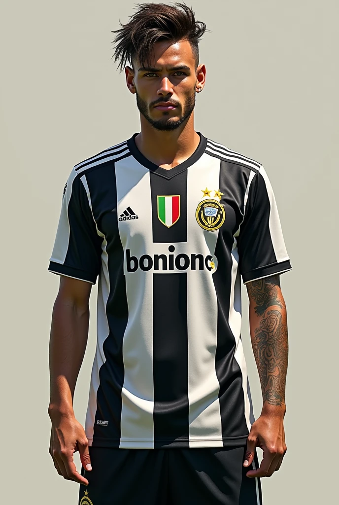 Neymar with the Corinthians shirt