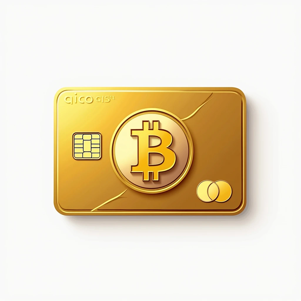 Create a logo for my digital currency consumption bitcoin card &price;AICO&price; based on mature financial payment platforms，To perceive：Just logo,No card image，gold
