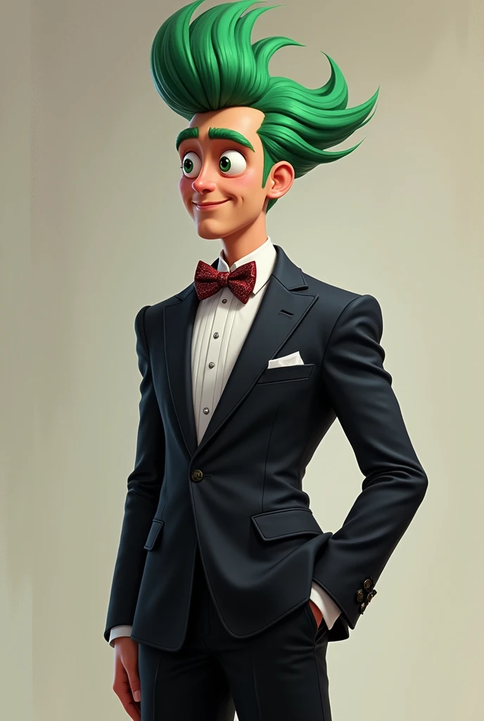 Phineas in formal attire 