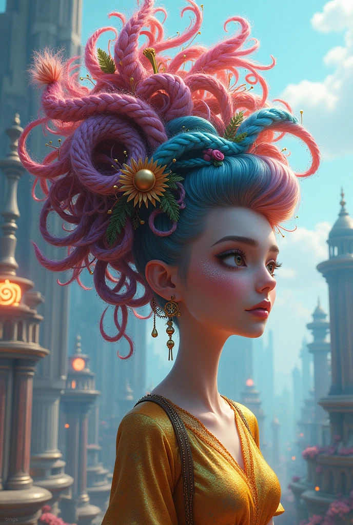 World of awesome hair style