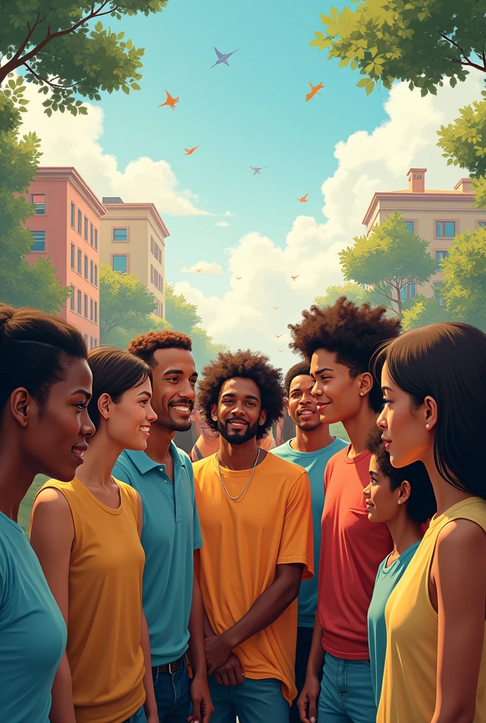 Create an image about the concept of human security